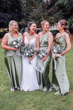 Alba | White & Green Bridal Bouquet