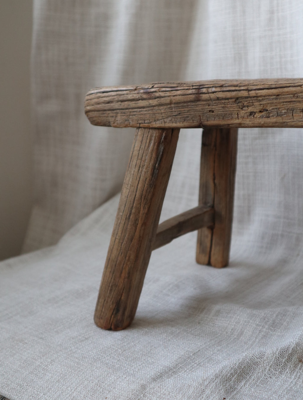 Rustic Antique Small Stool