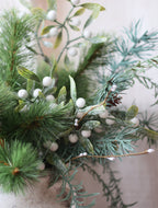 Elsa Frosted Berry Snow Pine Bouquet