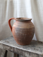 Antique Terracotta Stripe Vase