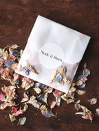 Blue Dried Flower Confetti Bags