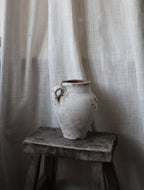 Antique White Rustic Vase