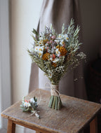 Betsy Cottage Dried Flower Bridal Bouquet
