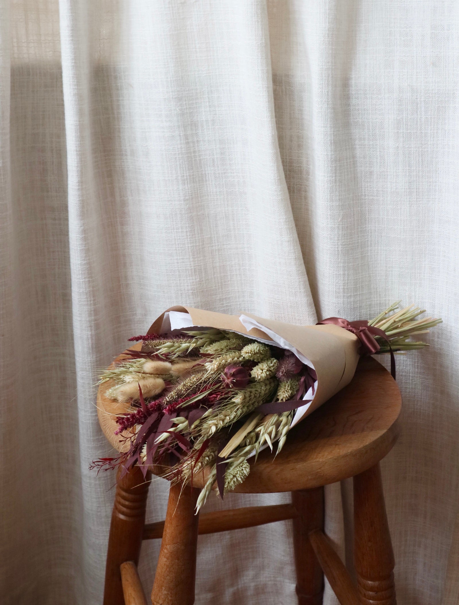 October | Autumn Dried Flower Bouquet