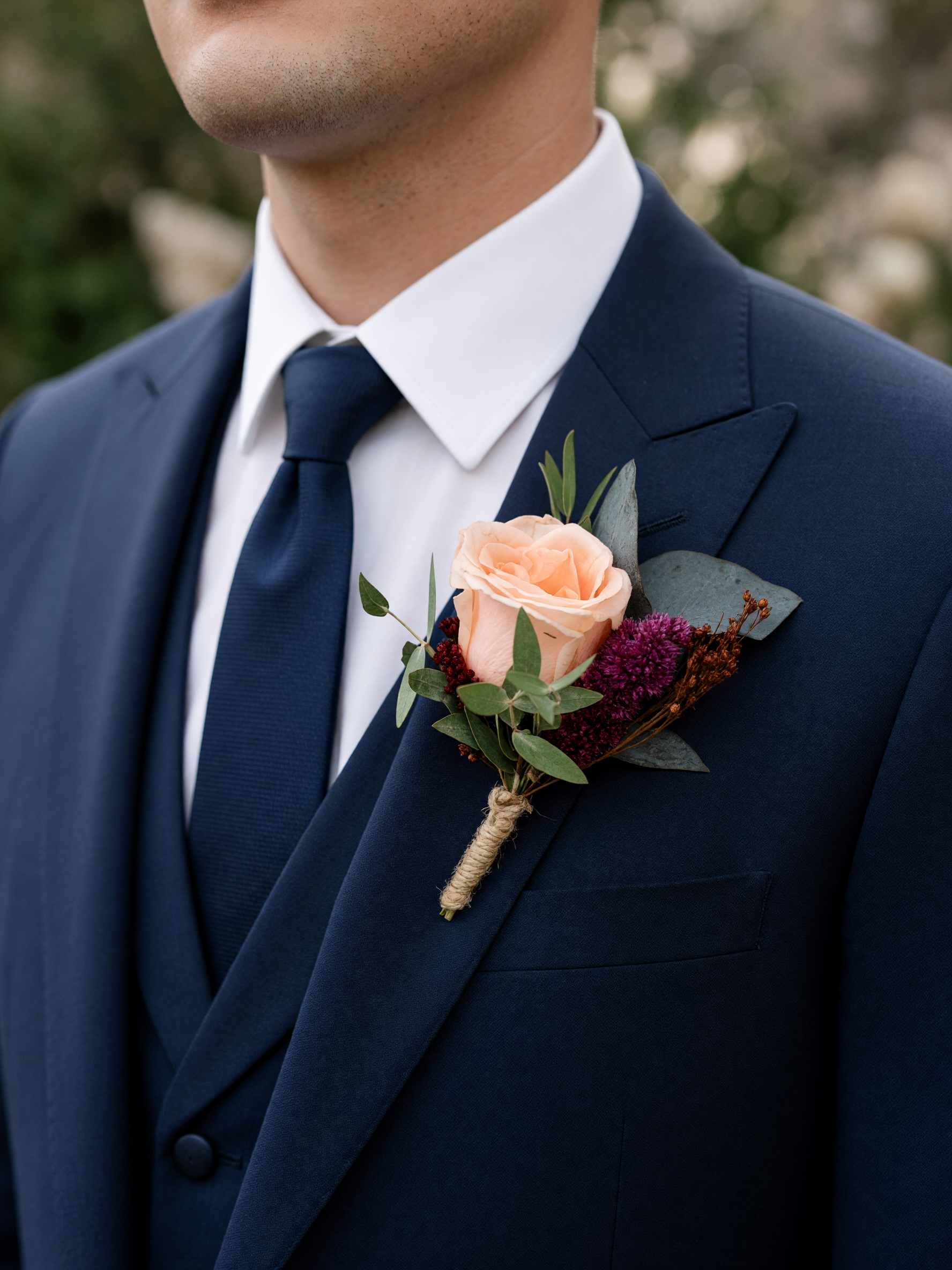 Vivienne Burgundy Preserved Bridal Bouquet