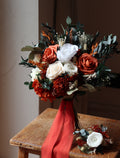 Faye Autumn Dried Wedding Bouquet