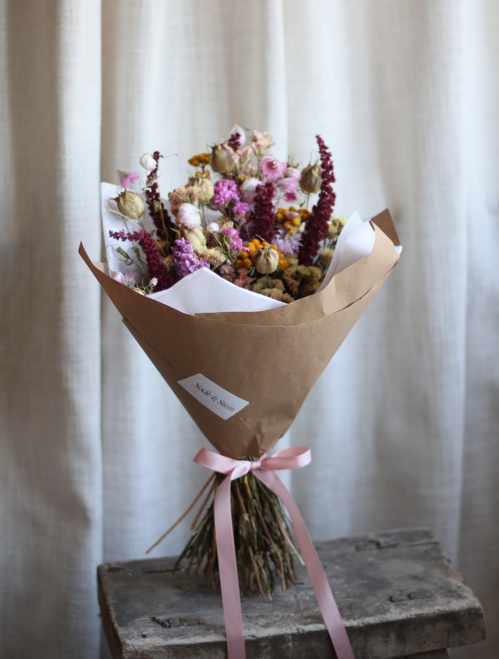 Winnie Dried Flower Bouquet
