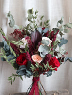 Vivienne Burgundy Preserved Bridal Bouquet