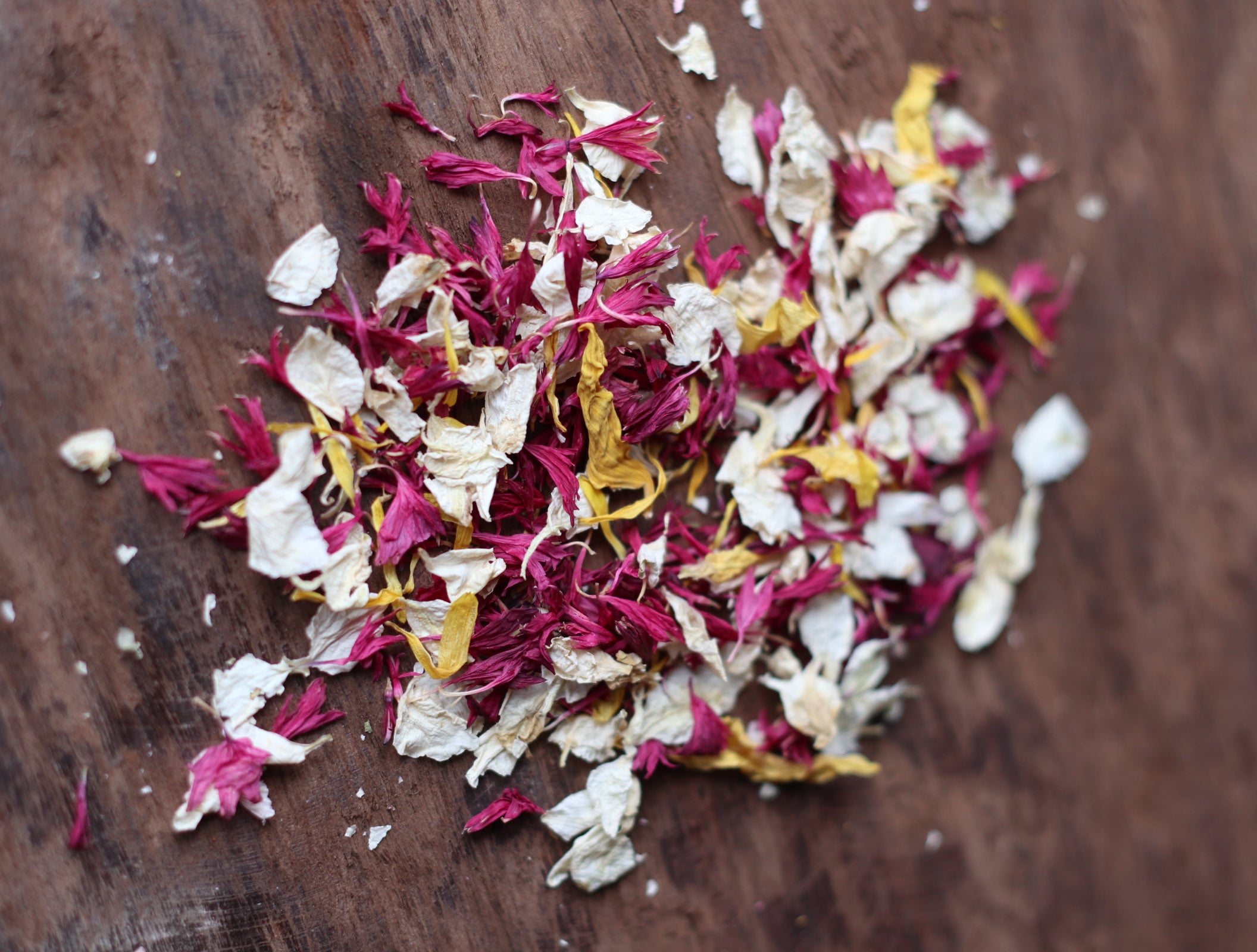 Autumn Dried Flower Confetti Bags