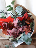 Dried Eucalyptus, Beech & Oak Leaf Bouquet