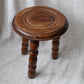 Small Rustic Bobbin Stool