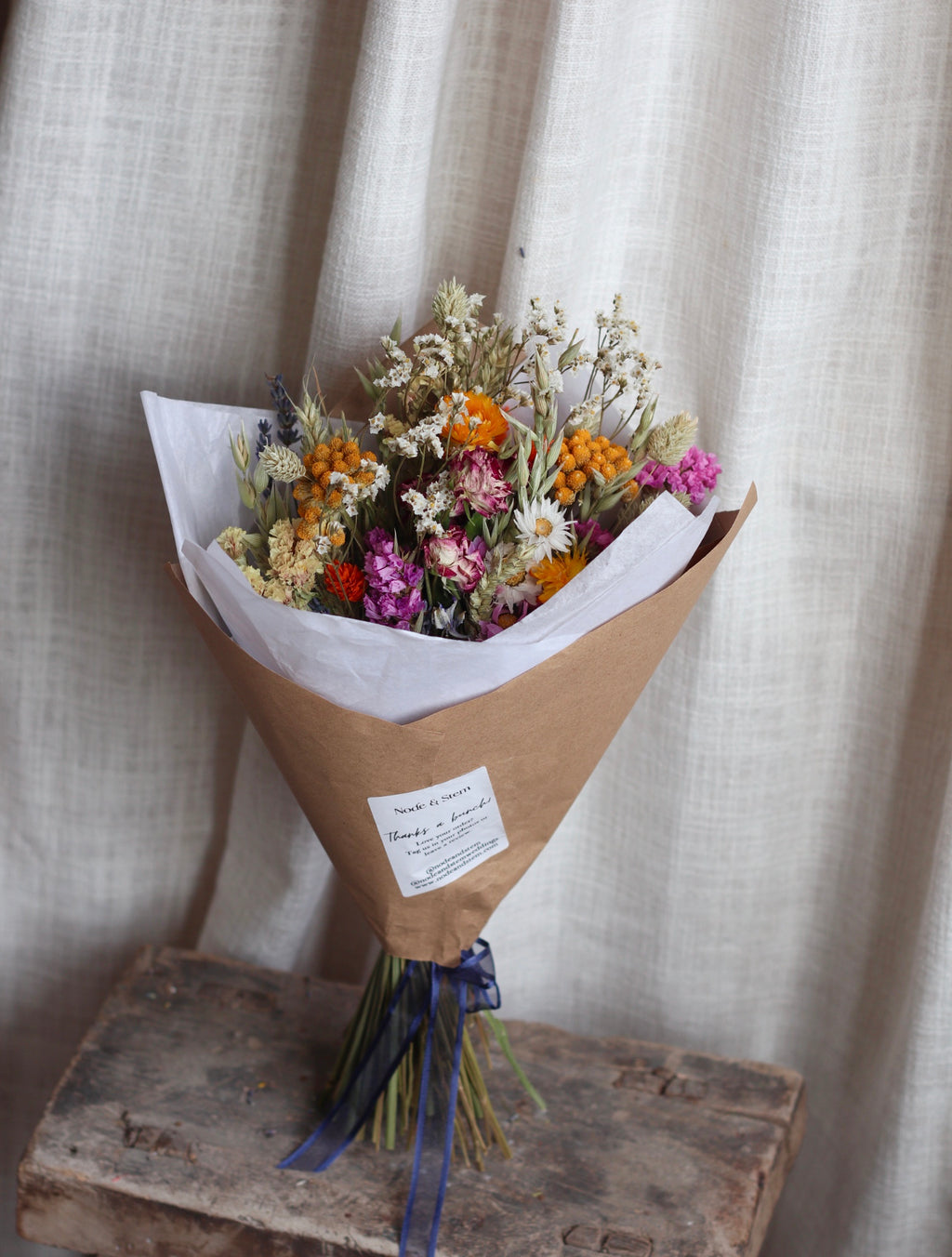 Ada Colourful Dried Flower Bouquet