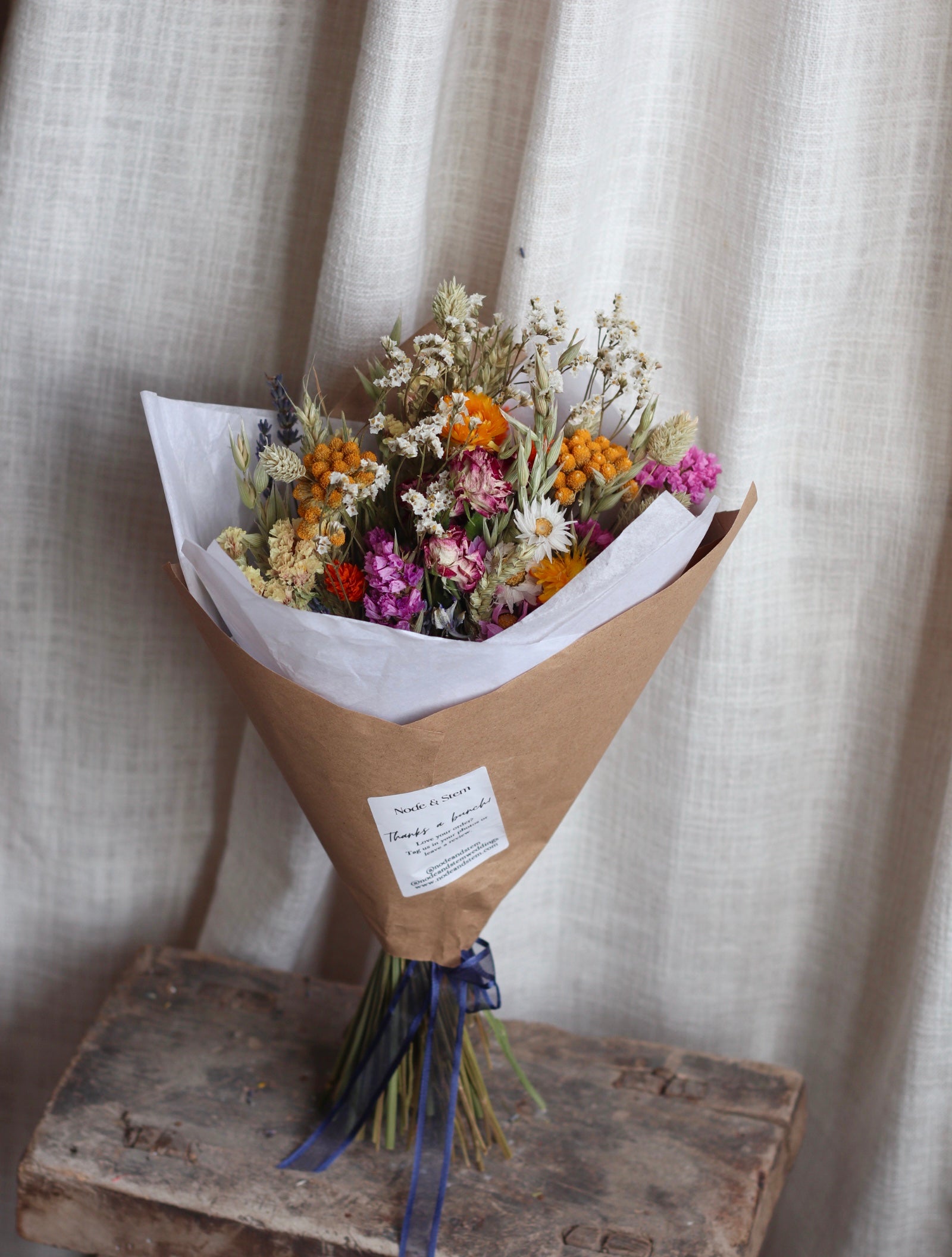 Ada Colourful Dried Flower Bouquet