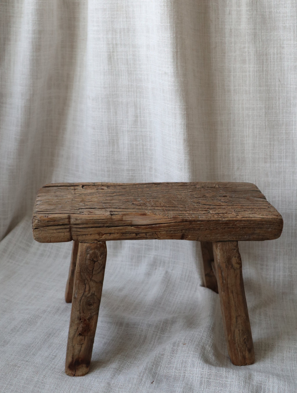 Rustic Antique Small Stool
