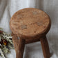 Round Antique Small Stool