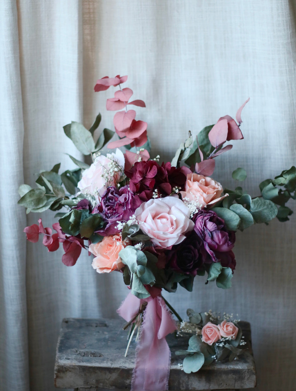 Adelaide Vintage Dried Wedding Flower Bouquet