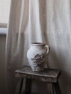 Antique White Rustic Vase