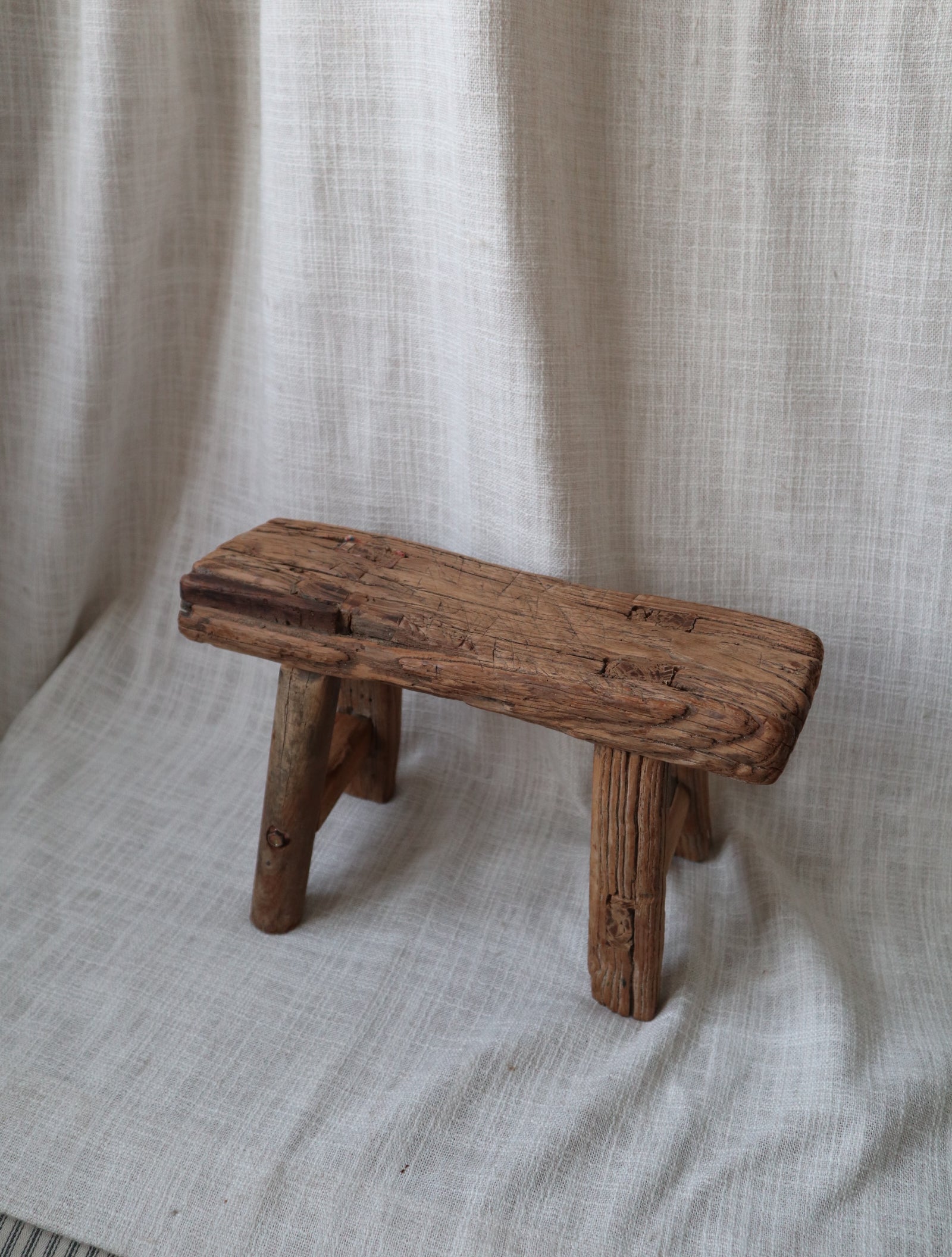Rustic Antique Stool