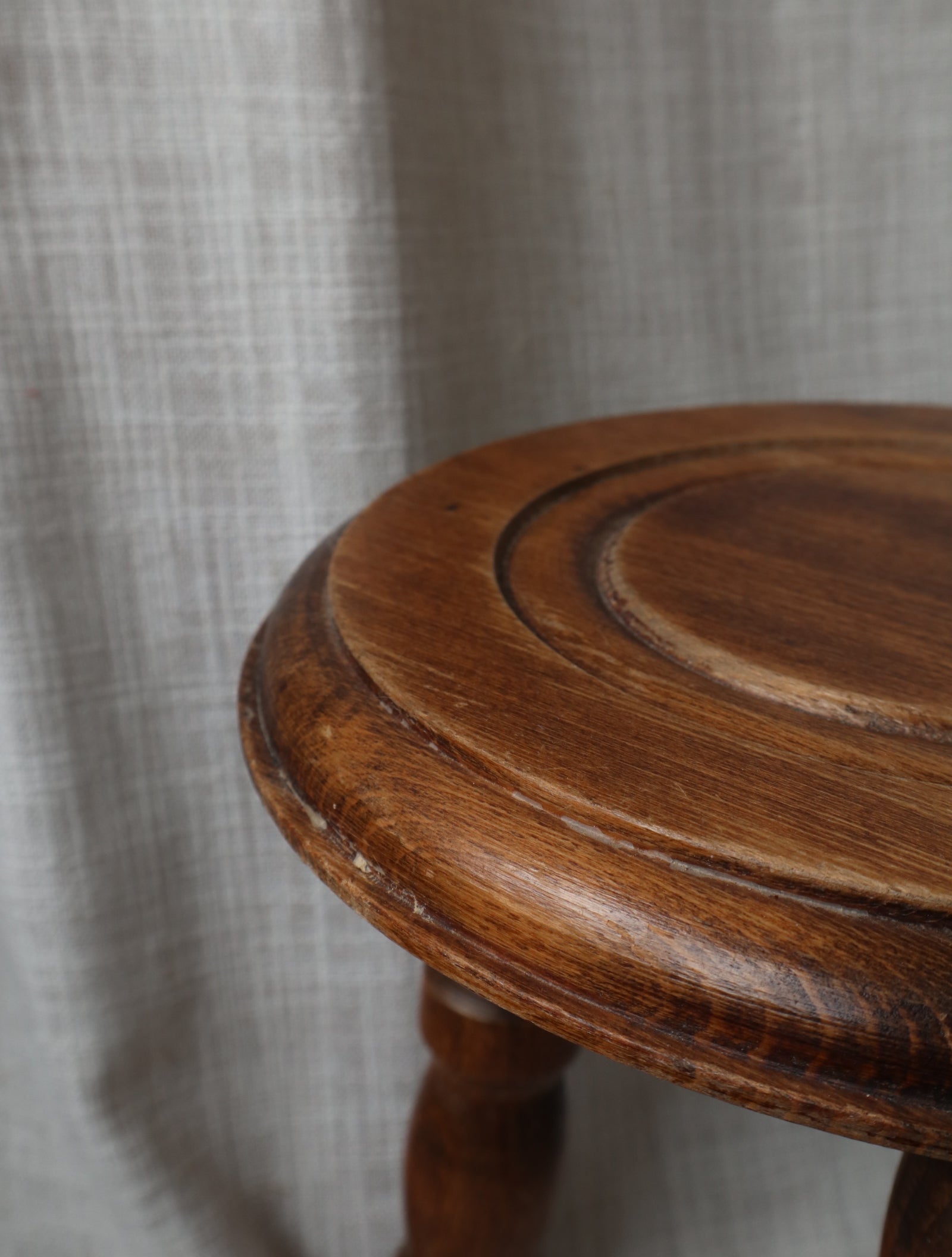 Small Rustic Bobbin Stool