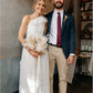 Orla | Luxury Neutral Dried Flower Wedding Bouquets With Dried Roses & White Hydrangeas