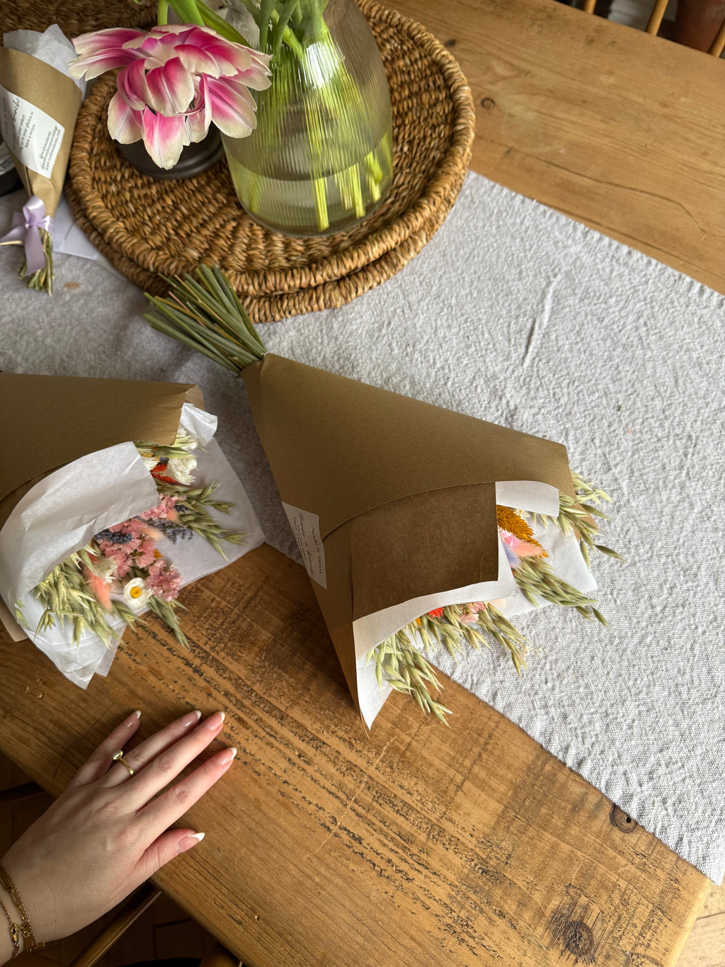 Mia | Spring Dried Flower Bouquet