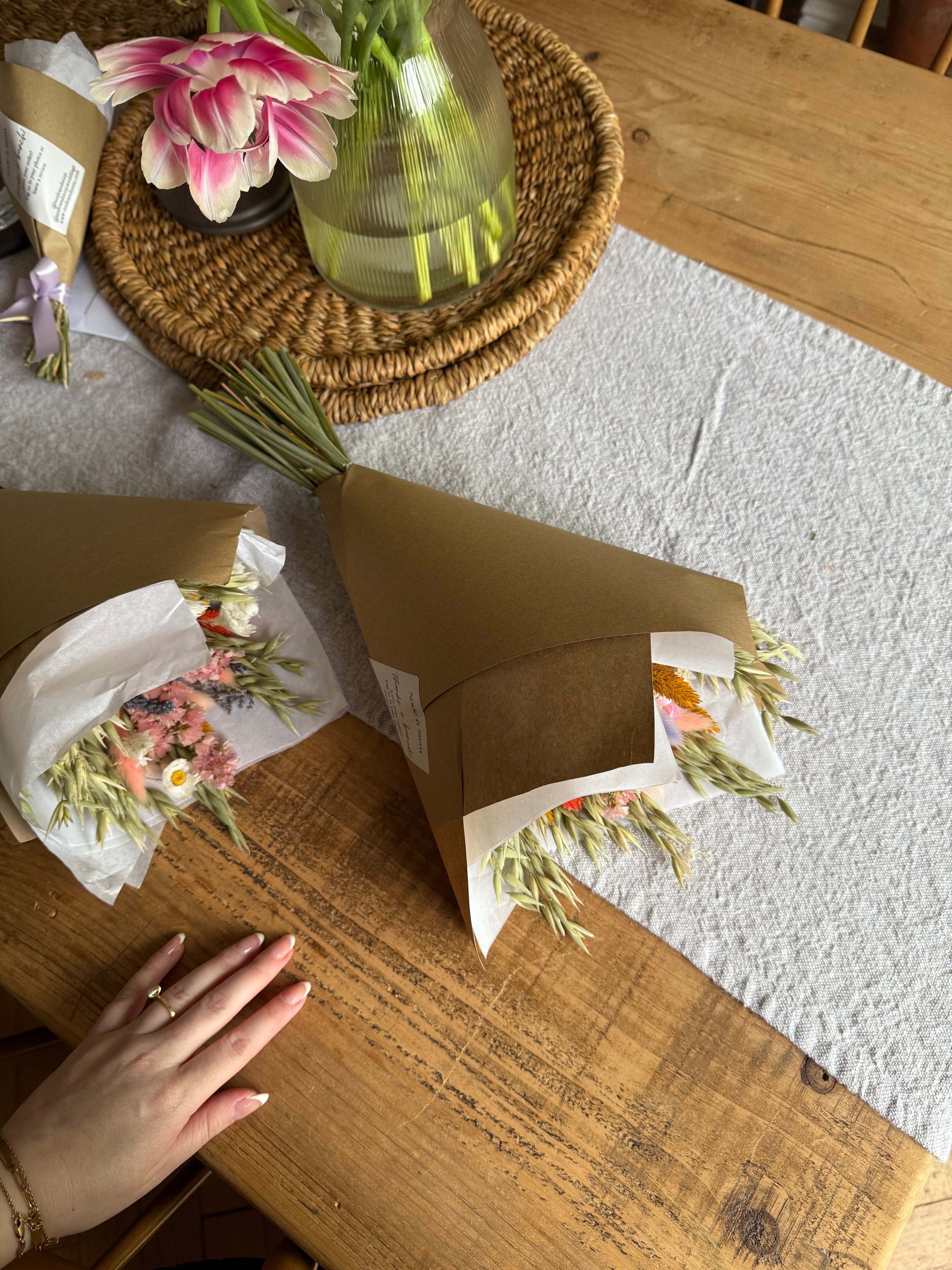 Mia | Spring Dried Flower Bouquet