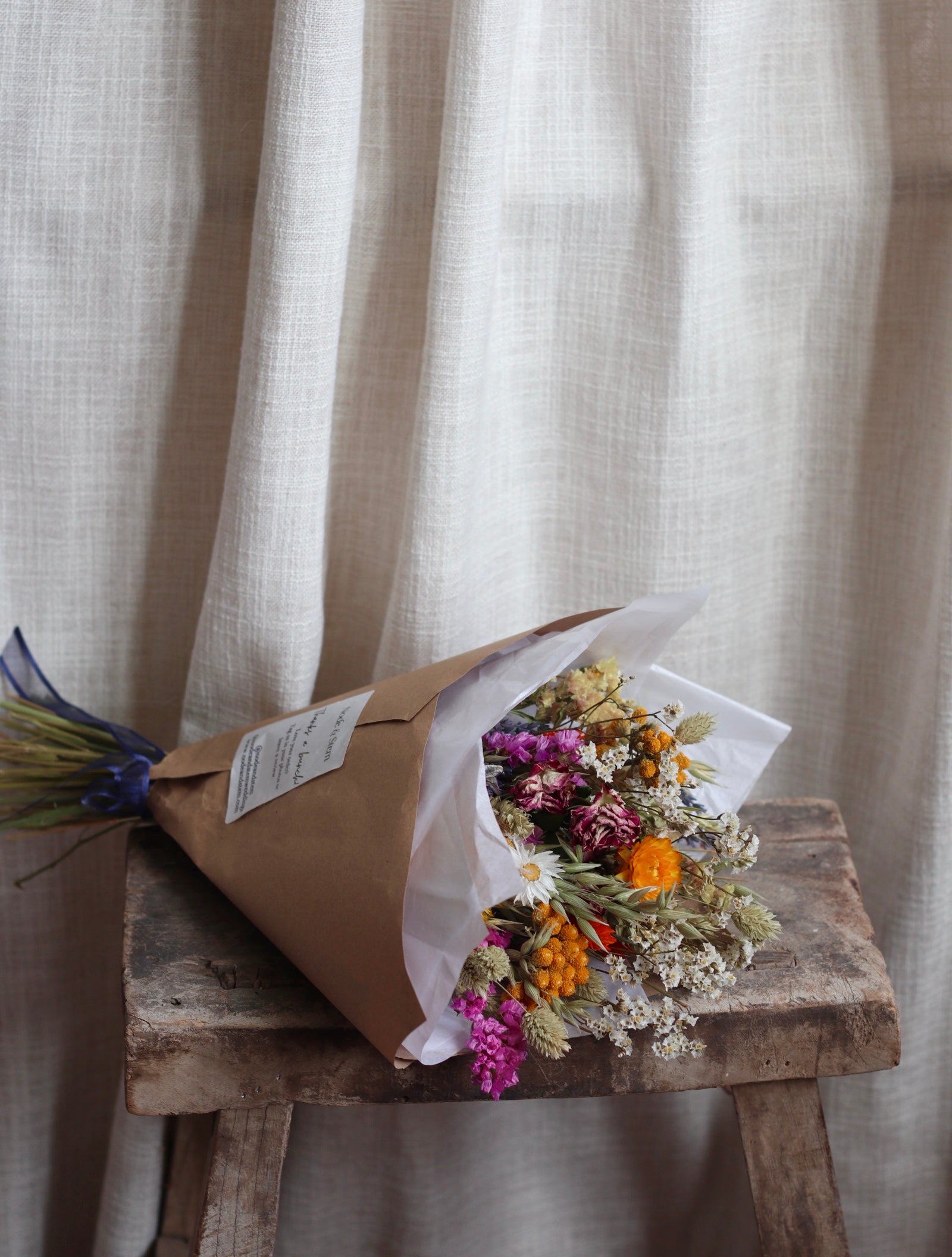 Ada Colourful Dried Flower Bouquet