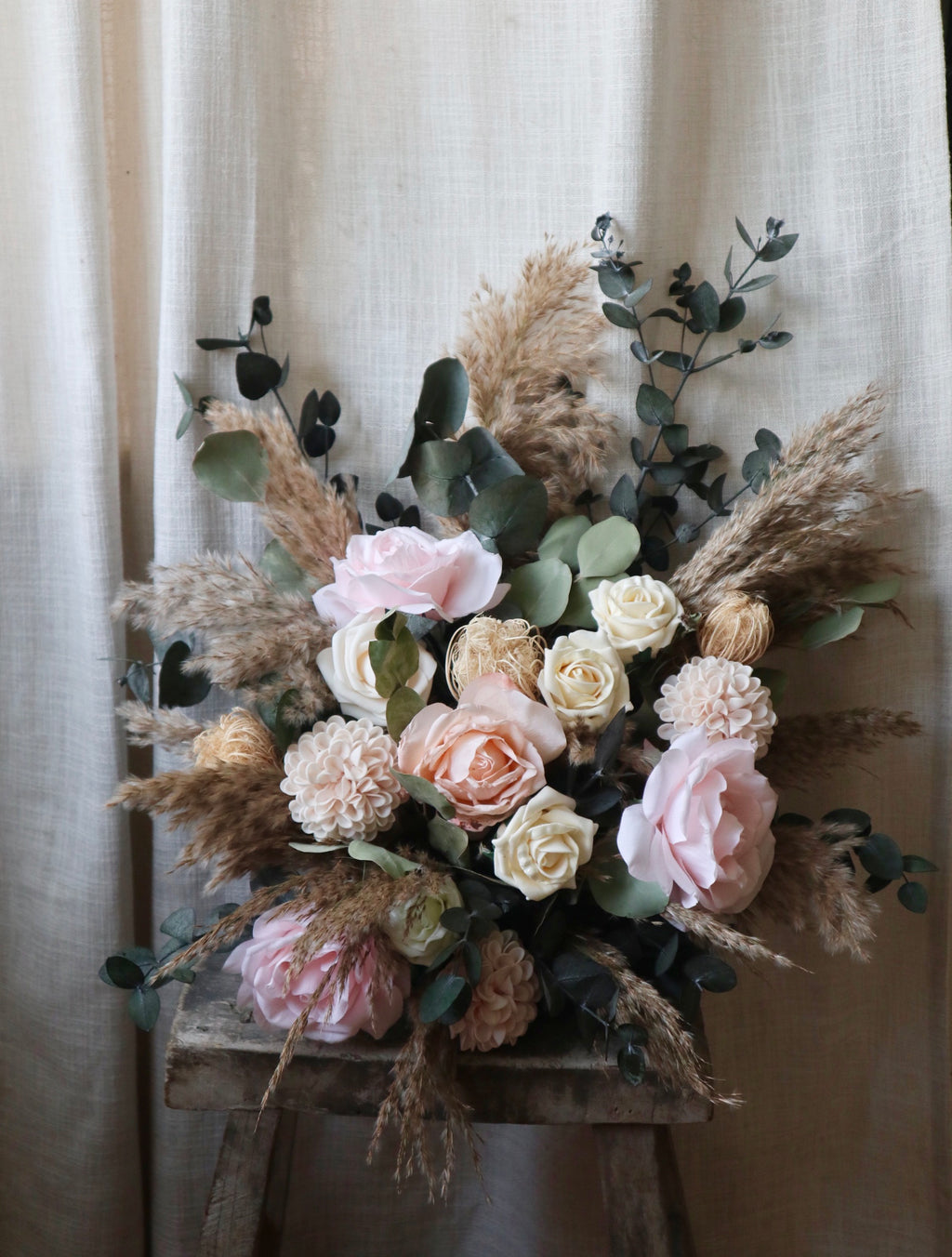 Dried Flower Floor Arrangement