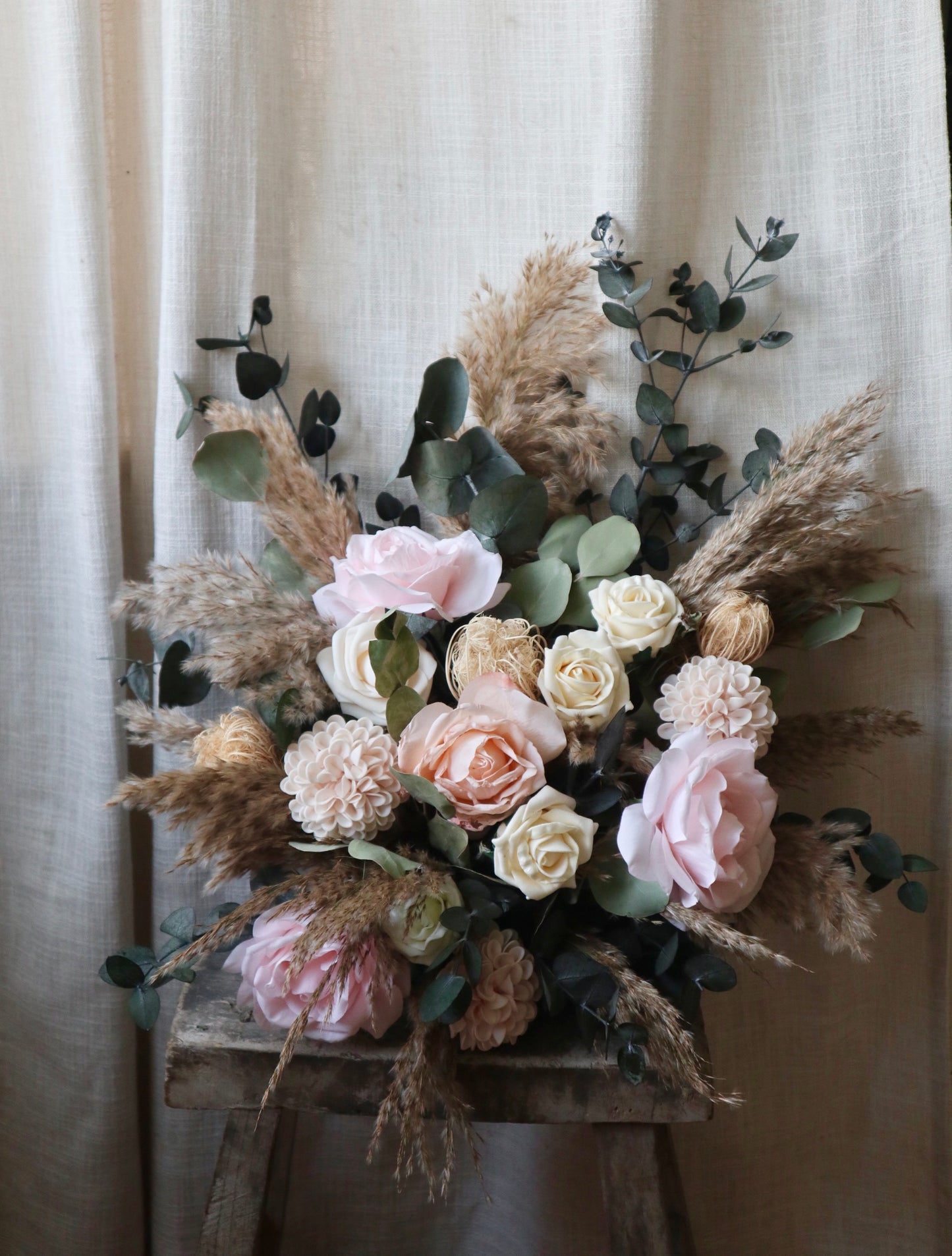 Dried Flower Floor Arrangement