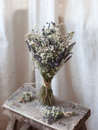 Cecily Lavender & Gyp Dried Flower Bridal Bouquet