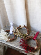 Mini Dried Flower Wreaths