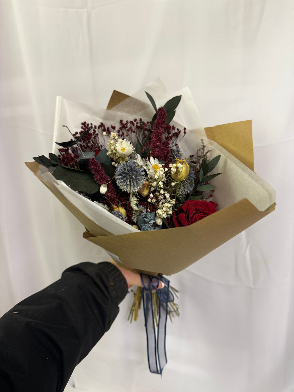 Imogen Burgundy Dried Flower Bouquet