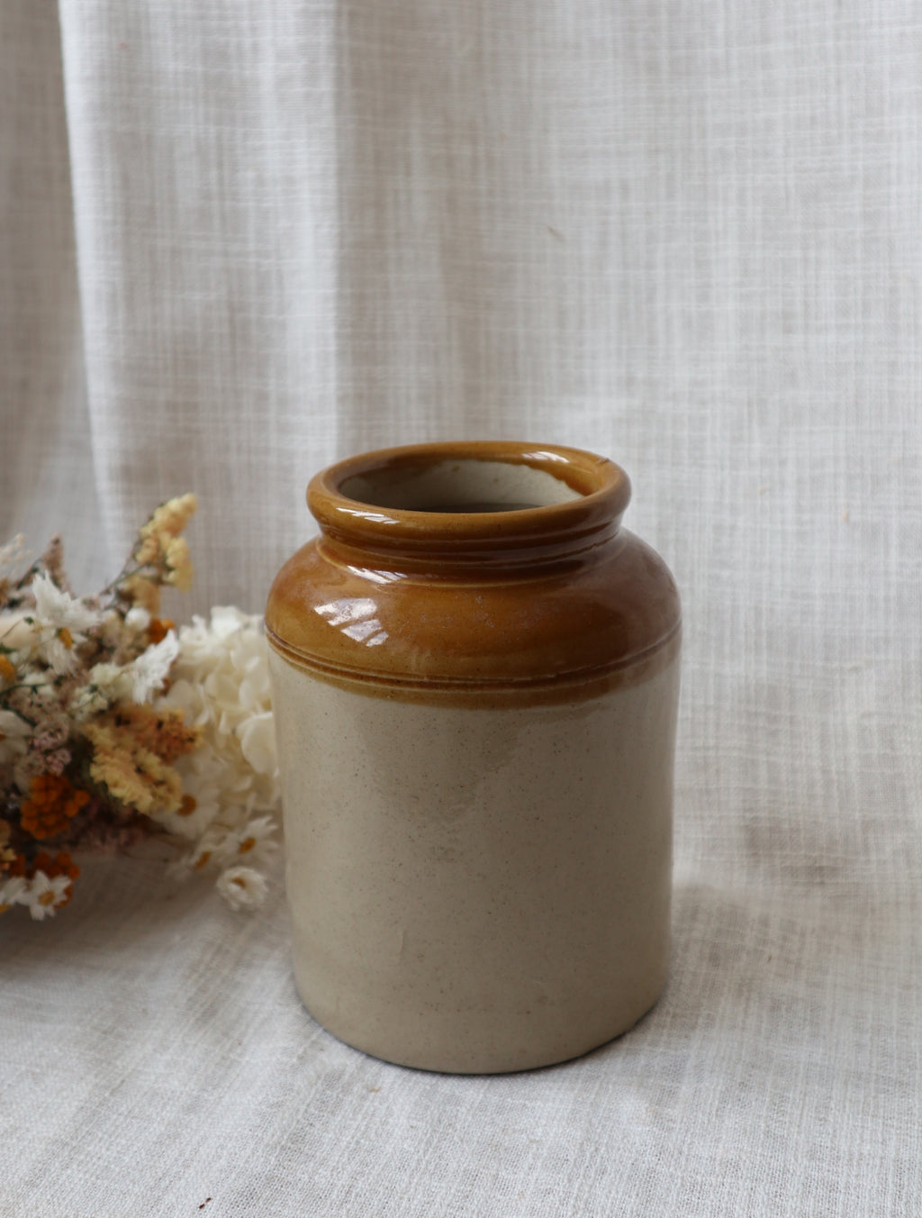 Vintage Stoneware Large Storage Jar