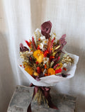 Amber Autumn Dried Flower Bouquet