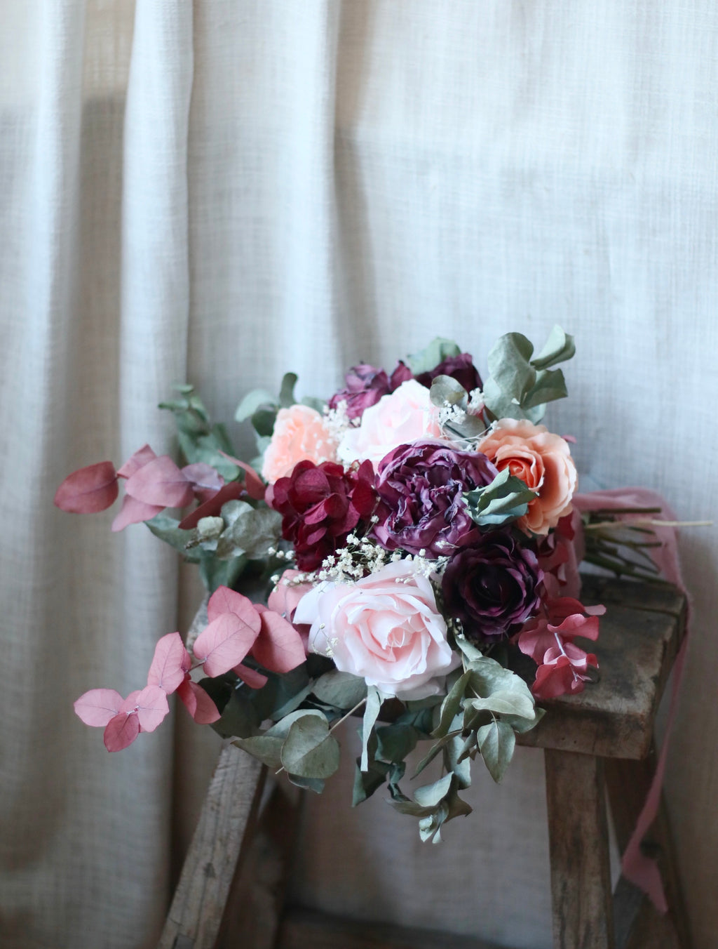 Adelaide Vintage Dried Wedding Flower Bouquet