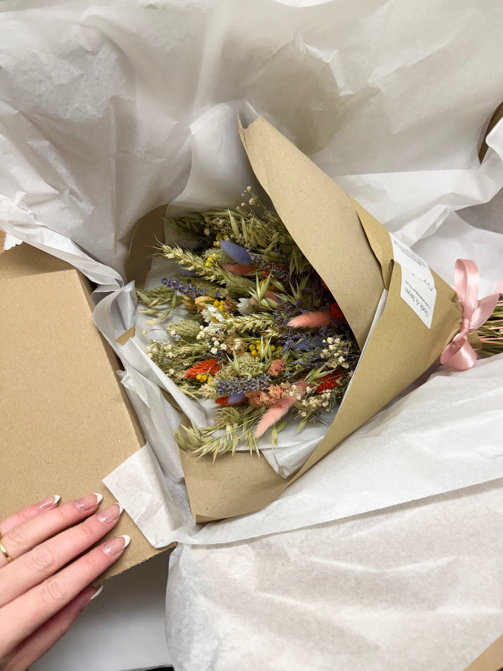 Nina Pastel Dried Flower Bouquet