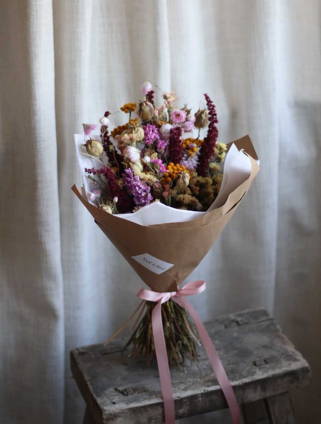 Winnie Dried Flower Bouquet