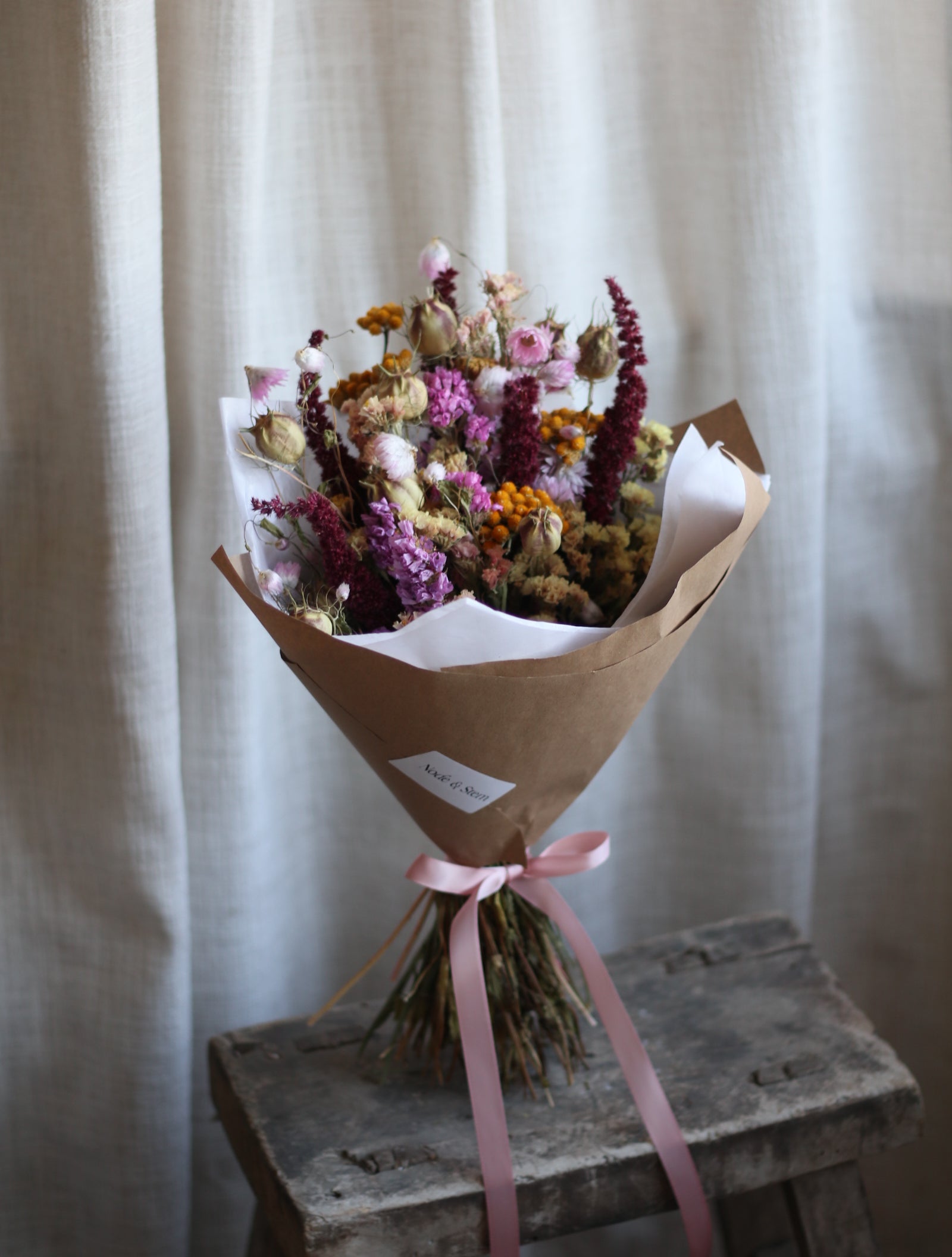 Winnie Dried Flower Bouquet