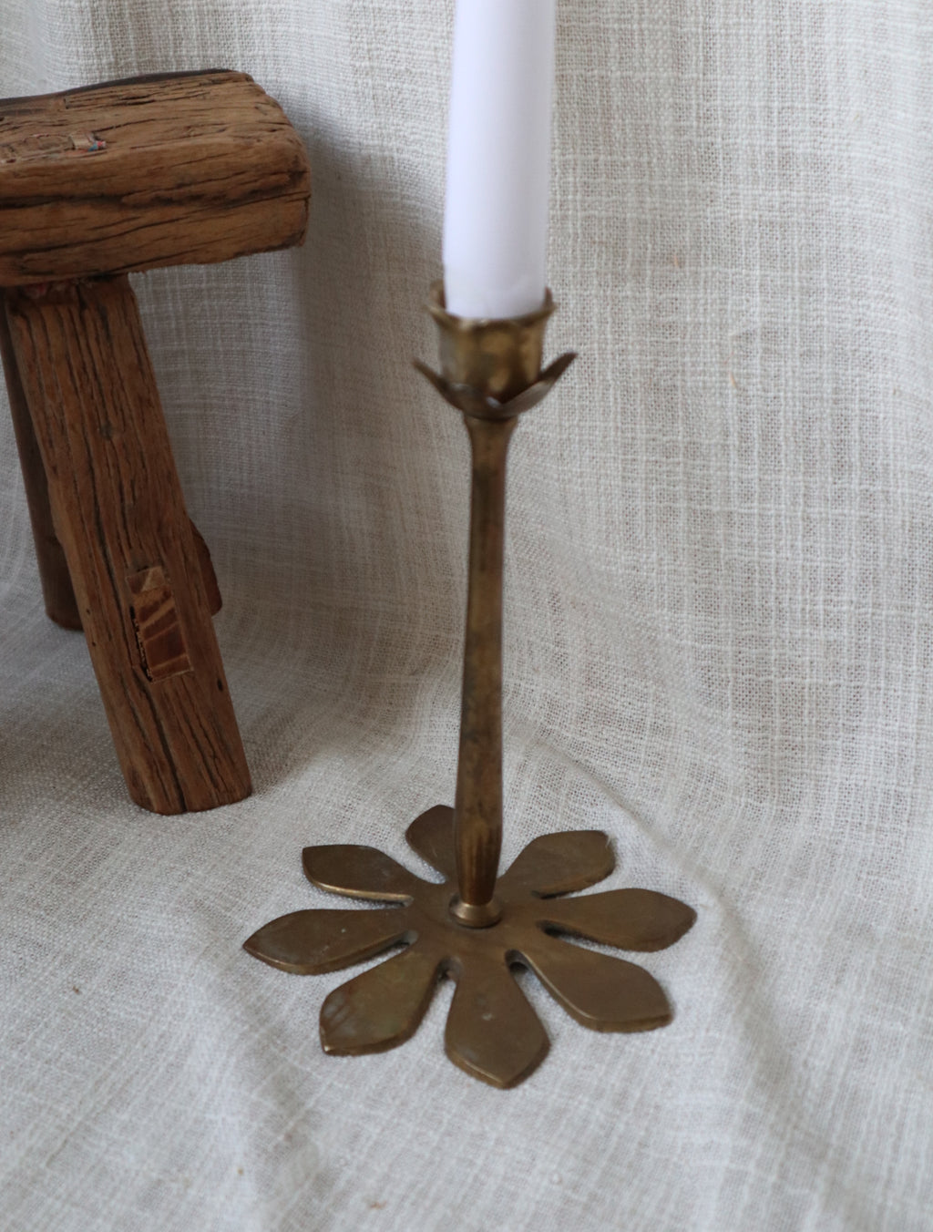 Flower Antique Candlestick