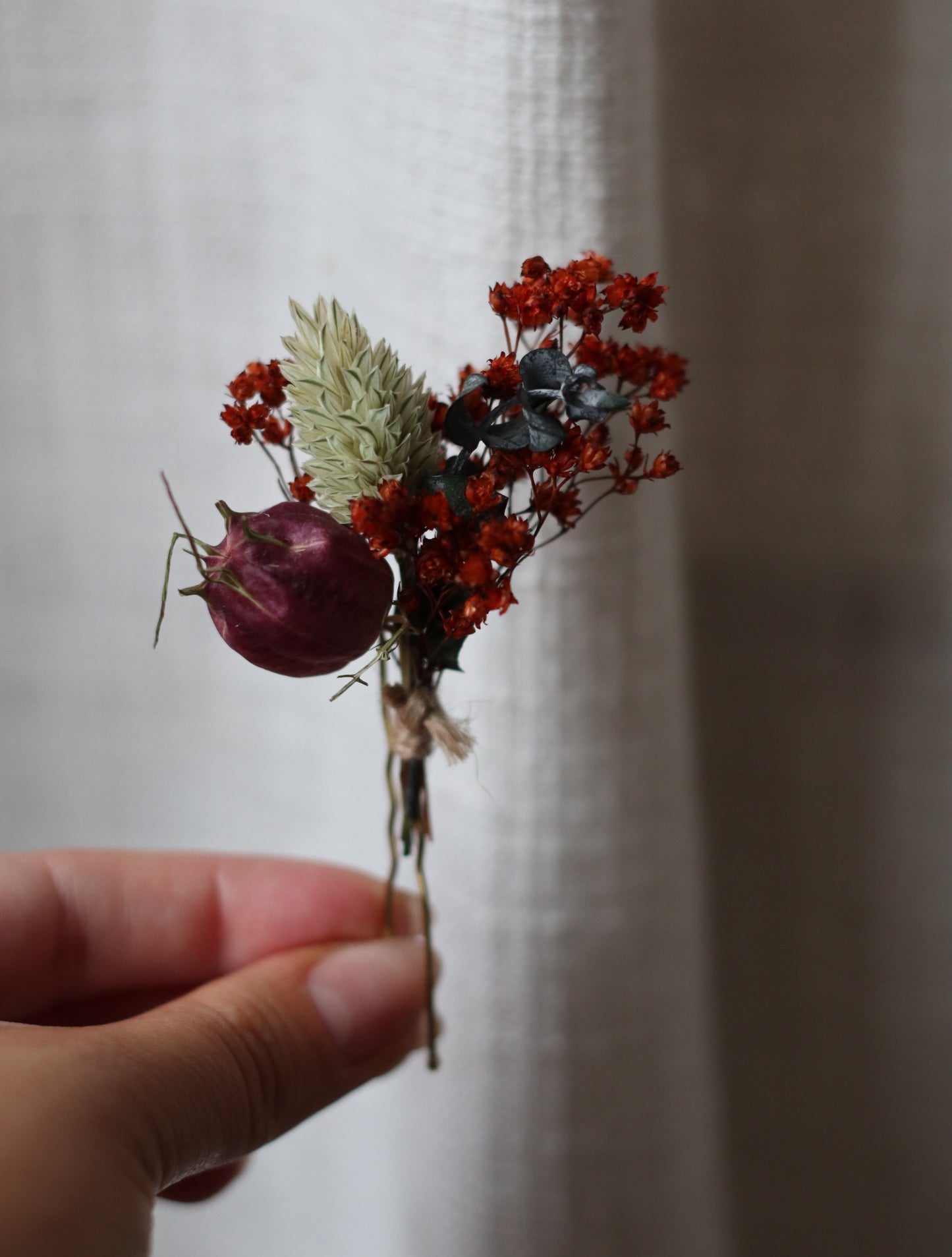 Dried Flower Hair Pins