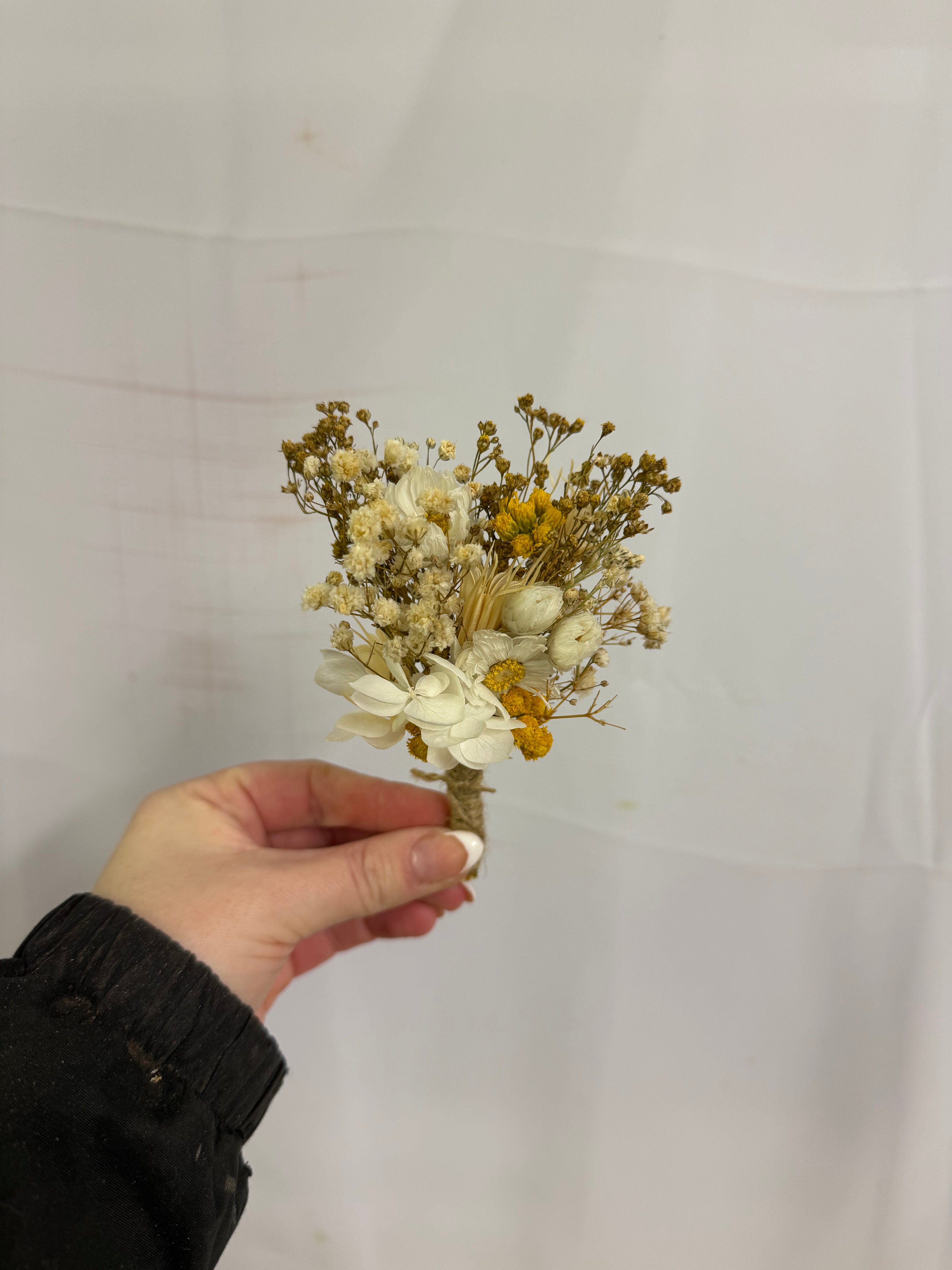Buttercup Dried Flower Bouquet