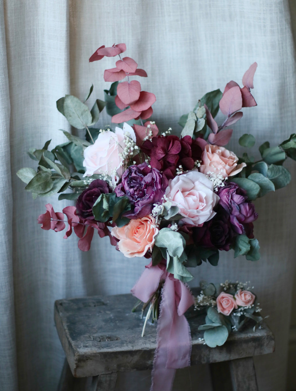 Adelaide Vintage Dried Wedding Flower Bouquet