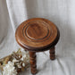 Small Rustic Bobbin Stool