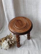 Small Rustic Bobbin Stool