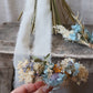 Lottie Blue, White & Yellow Bridal Bouquet