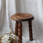 Small Rustic Bobbin Stool