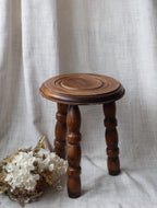 Small Rustic Bobbin Stool