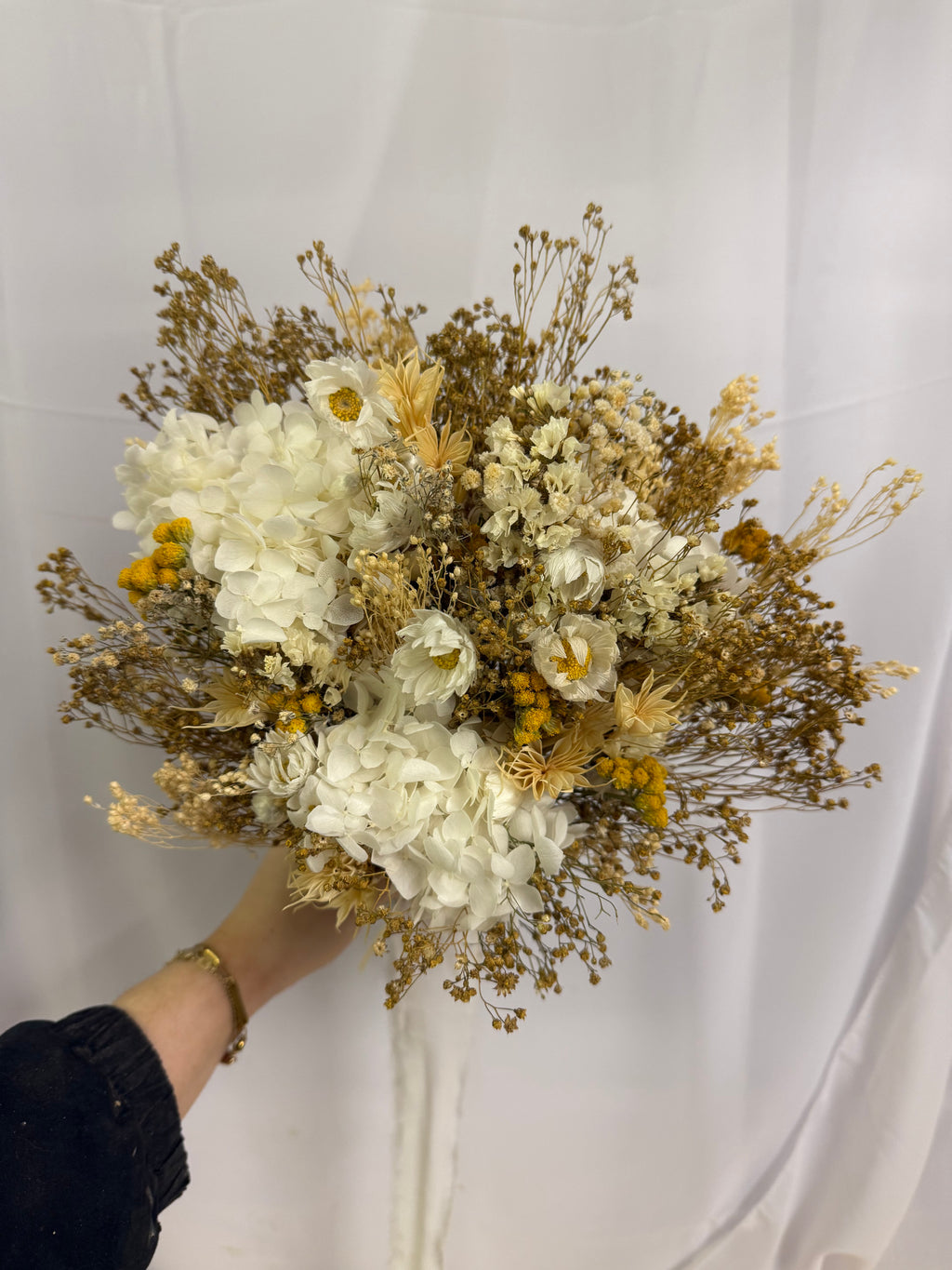 Buttercup Dried Flower Bouquet