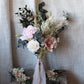 Chloe | Pink, Green & White Dried Flower Bouquet