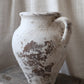Antique White Rustic Vase
